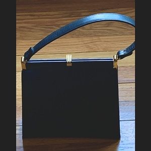 🌹Vintage dark navy Coblentz original calfskin handbag🌹